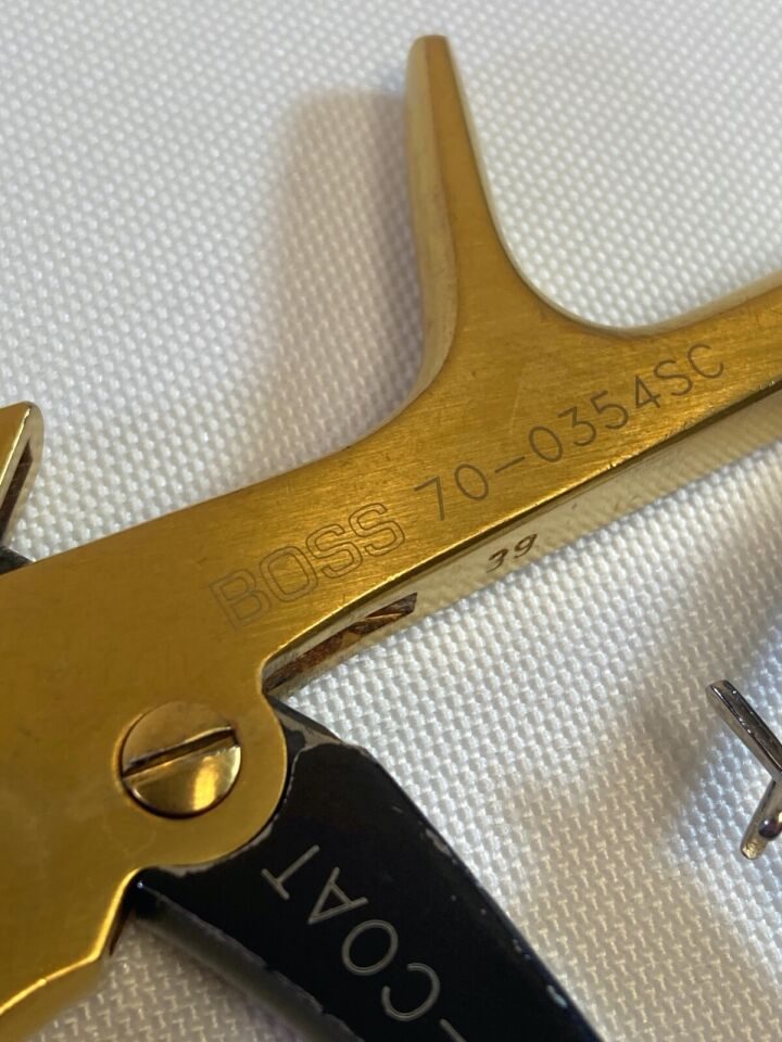 BOSS 70-0354SC SuperCoat Micro Kerrison Rongeur 3mm x 40deg Up x 9" Neuro — photo 4