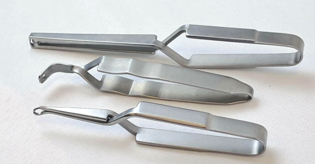 STRYKER 900106 900105 705175 Screw & Hardware Forceps 3pc Set — photo 3