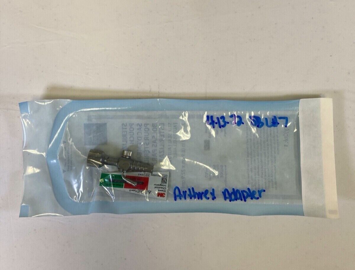 ARTHREX AR-3035L Inflow Cannula Adapter w/ Stopcock for 3mm - 6.5mm Cannula