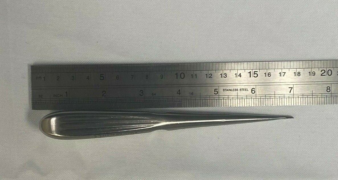 KMEDIC KM 46-517 Brun Bone Curette Oval Cup 7in Straight Size 0 — photo 6