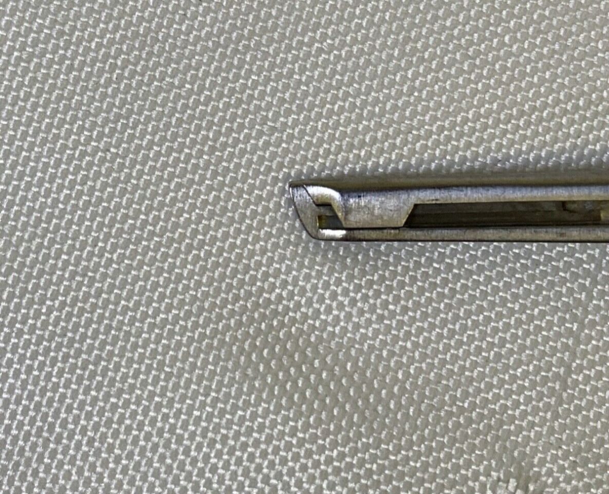BUXTON 854 Handle w/ 5412 1mm Shaft 9" x 40deg Up Kerrison Rongeur w/ Ejector — photo 7
