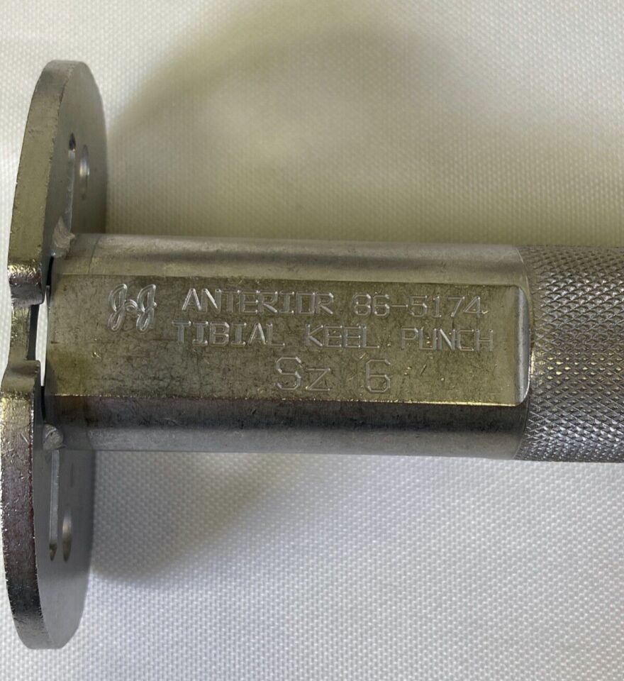 JJ Sizes 2-6 Tibial Keel Punch Handle & Trial Sizers Set of 7 — photo 2