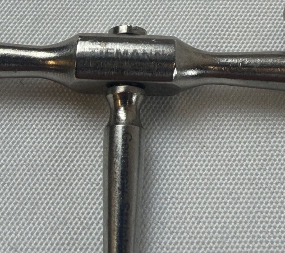 TIEMANN  Pair of Gigli Saw Handles Free Spinning Handle Orthopedic Neurology — photo 3