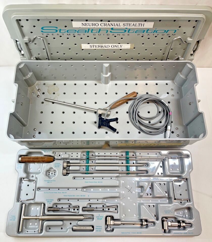 MEDTRONIC Various  Stealth Station Cranial Set w/ Sterilization Case — photo 1