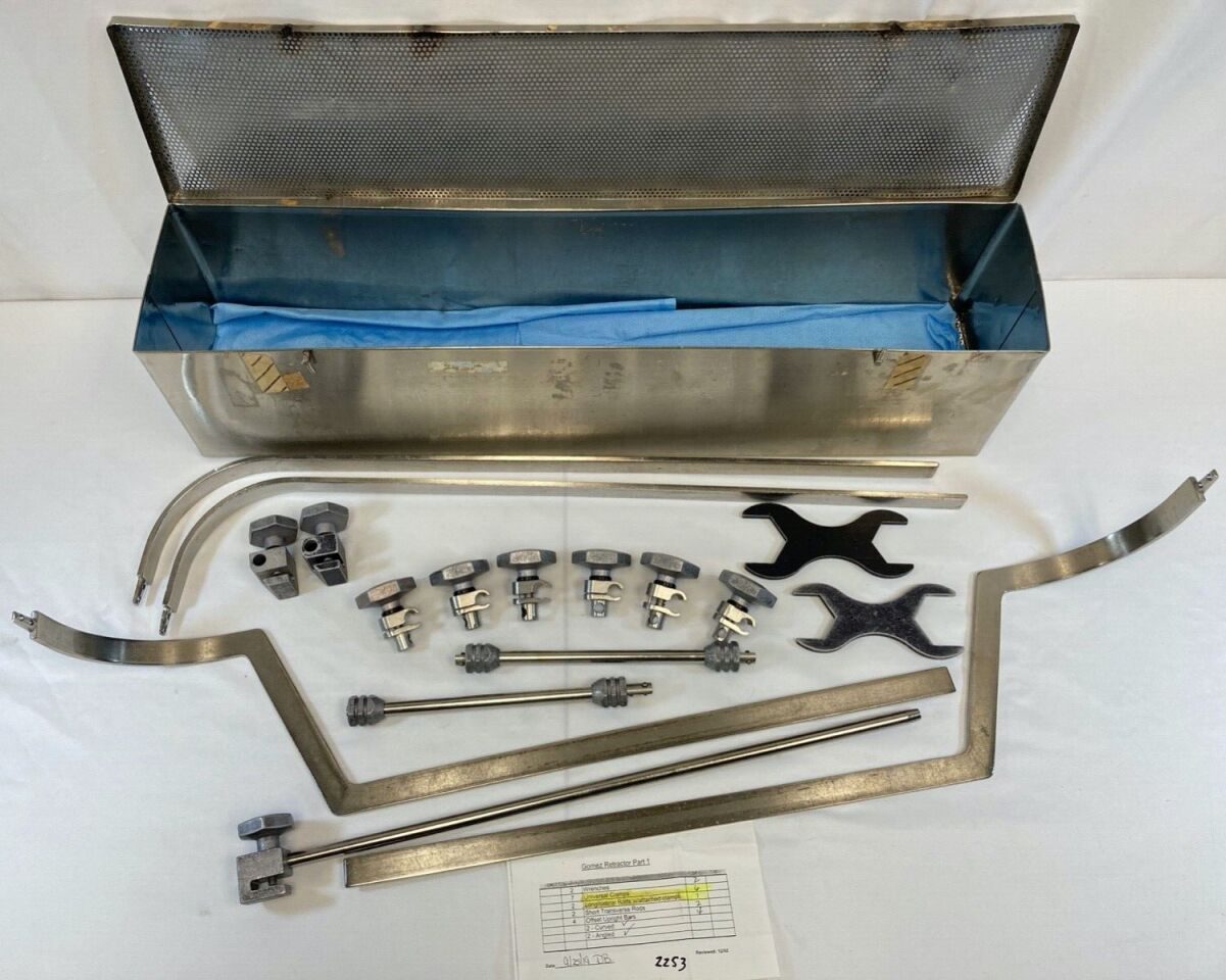 PILLING WECK Gomez Table Mounted Retractor System w/ Cases   Blades Orthopedic — photo 2