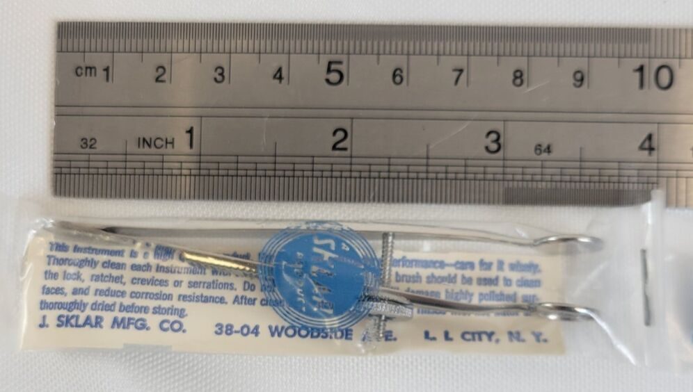 SKLAR Desmarres German Stainless Steel 3.5" Chalazion Forceps — photo 4