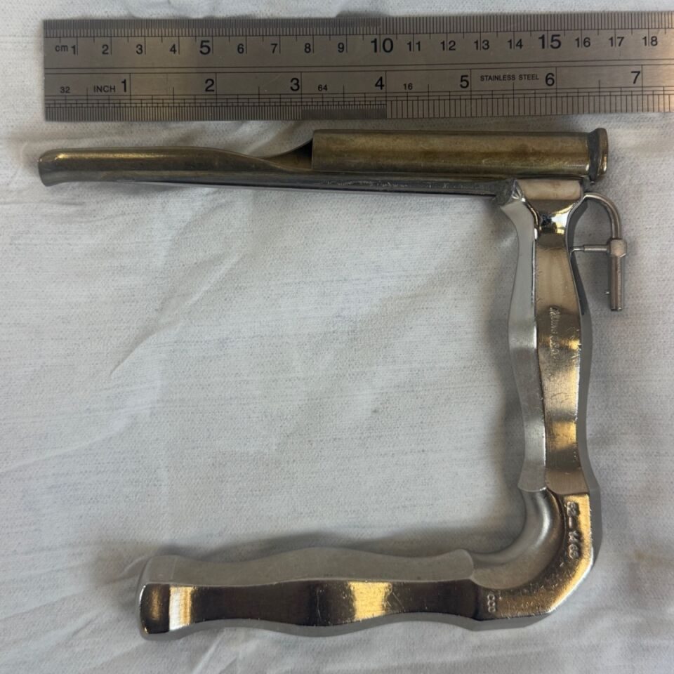 PILLING WECK 52-1465 Tucker Mid Lighted Side Slide Laryngoscope w/ Light Carrier — photo 7