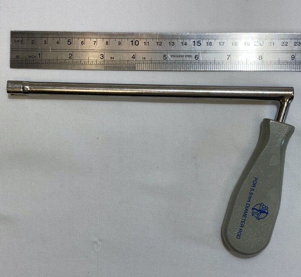 MEDTRONIC 858-990 Counter Torque Wrench for 5.5mm M8 Hardware Spine — photo 9