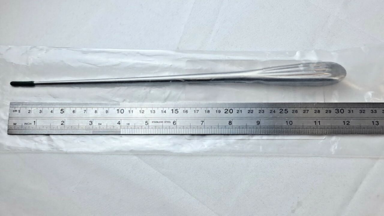 MILLENNIUM SURGICAL 6-01202 Spinal Fusion Curette Straight OL 305mm 12" — photo 5