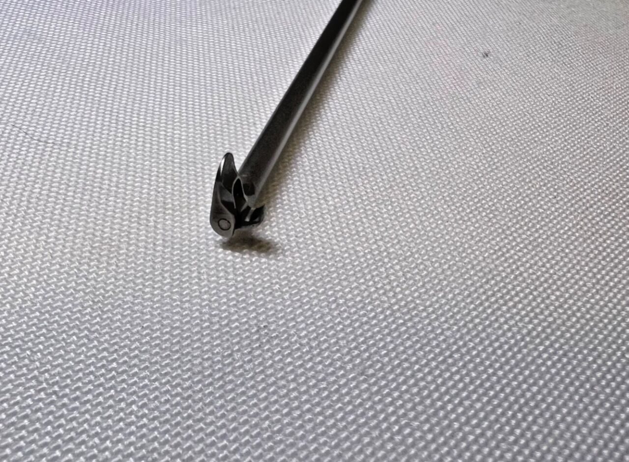 SHUTT-LINVATEC 41.10025 3.4mm X 90deg X 9" L Rotary Forceps Square Tip Scoop Right — photo 5