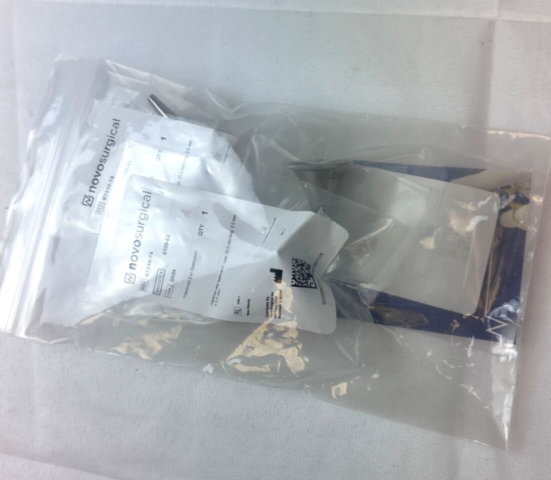 NOVO SURGICAL E7210-74 Hartman Ear Speculum Oval 35.0mm Long 2.5mm X 3.5mm set of 3 — photo 6