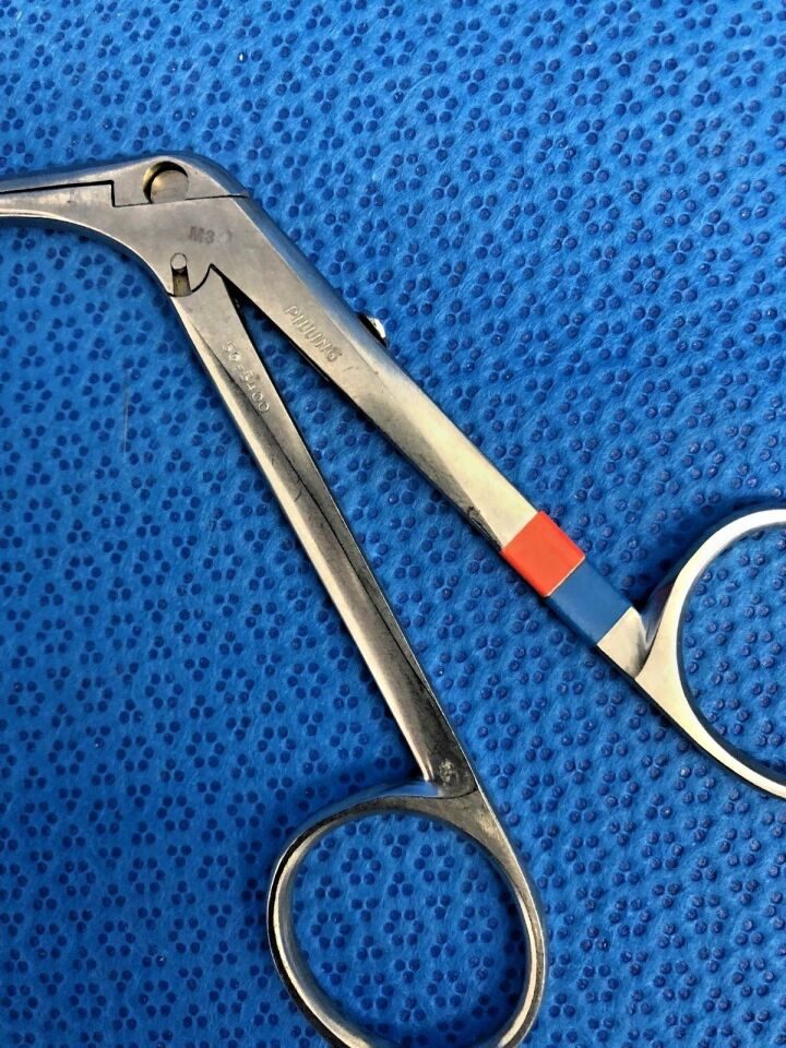 PILLING 50-5400 Straight Jackson Alligator Grasping Forceps 3.8mm x 23cm Jaw ENT — photo 2