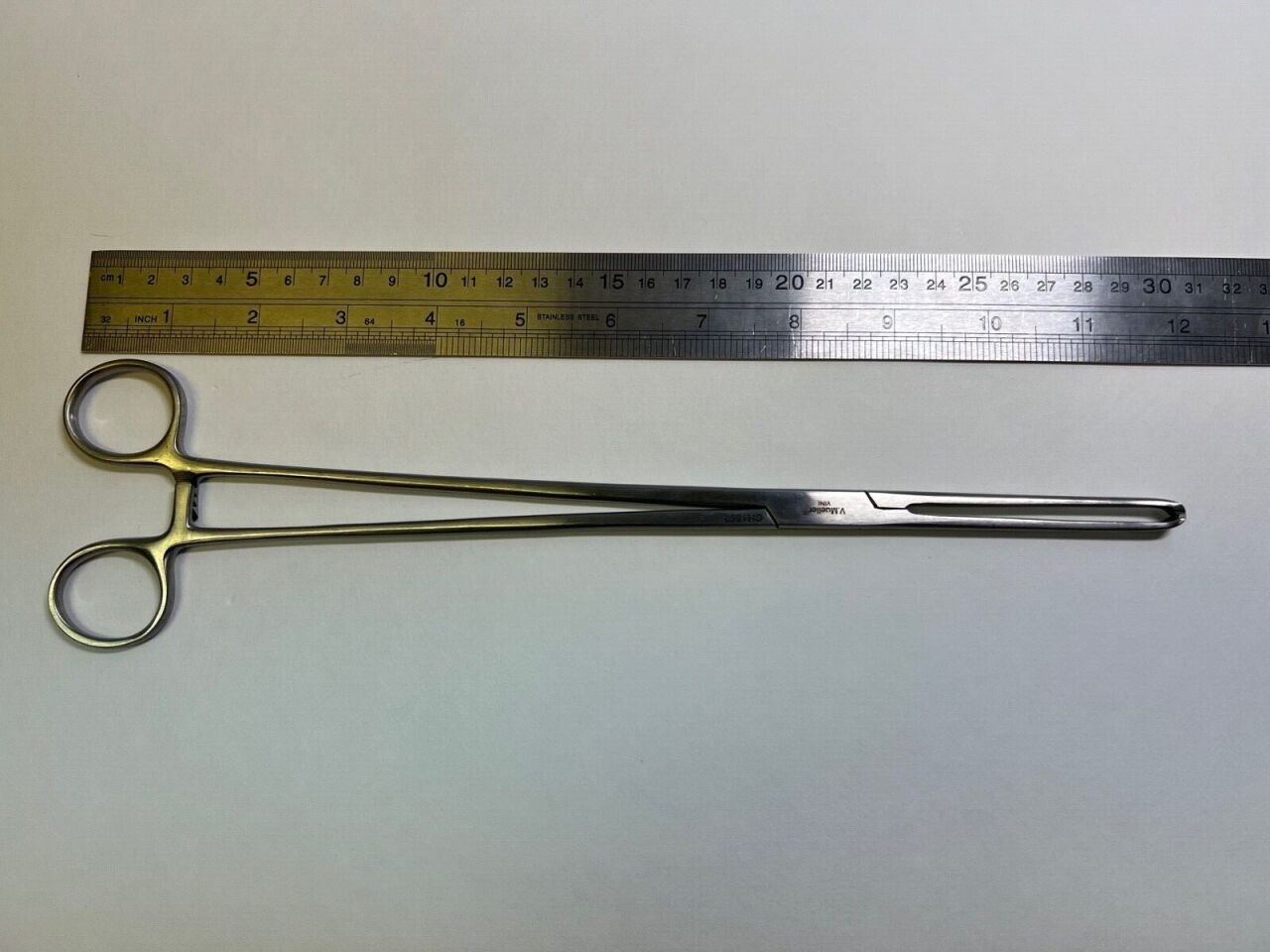 V. MUELLER CH1562 Allis Tissue Forceps 12" Ratchet Lock 5 X 6 Teeth — photo 4