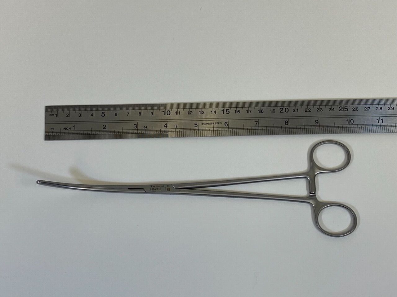 AESCULAP FB633R DeBakey Tangential Occlusion Clamp Curved — photo 7