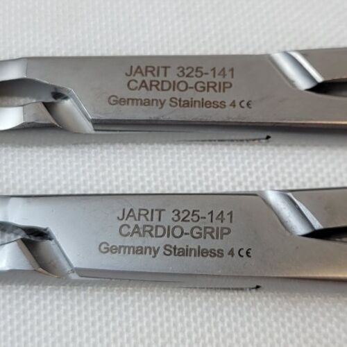 JARIT 325-141 Set of 2 Glassman Intestinal Clamp, Cardio-Grip, 25deg Angle, 9-1/4" — photo 4