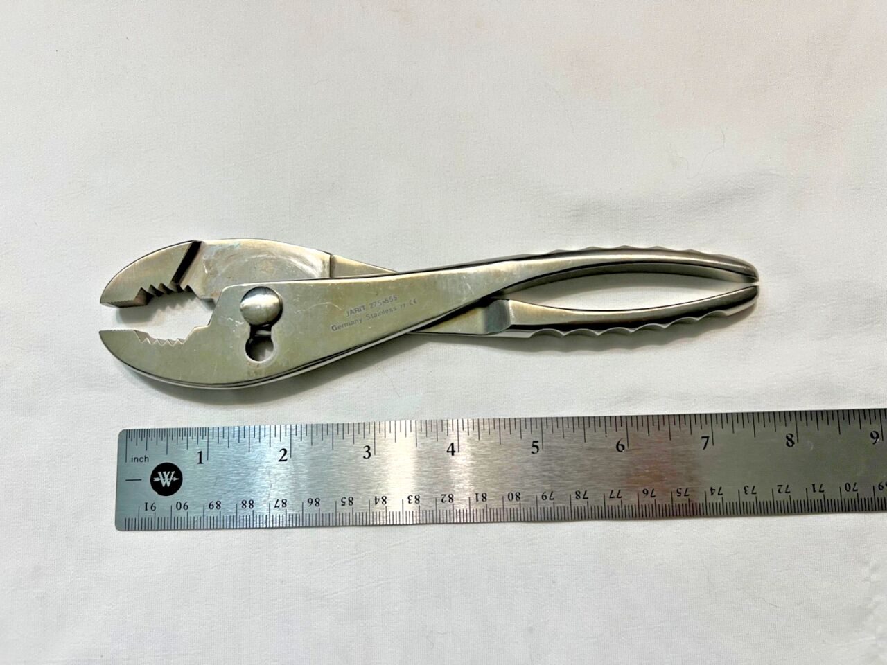 JARIT 275555 Slip Joint Pliers 9.75mm Serrated Jaws X 7-3/4" Length — photo 6