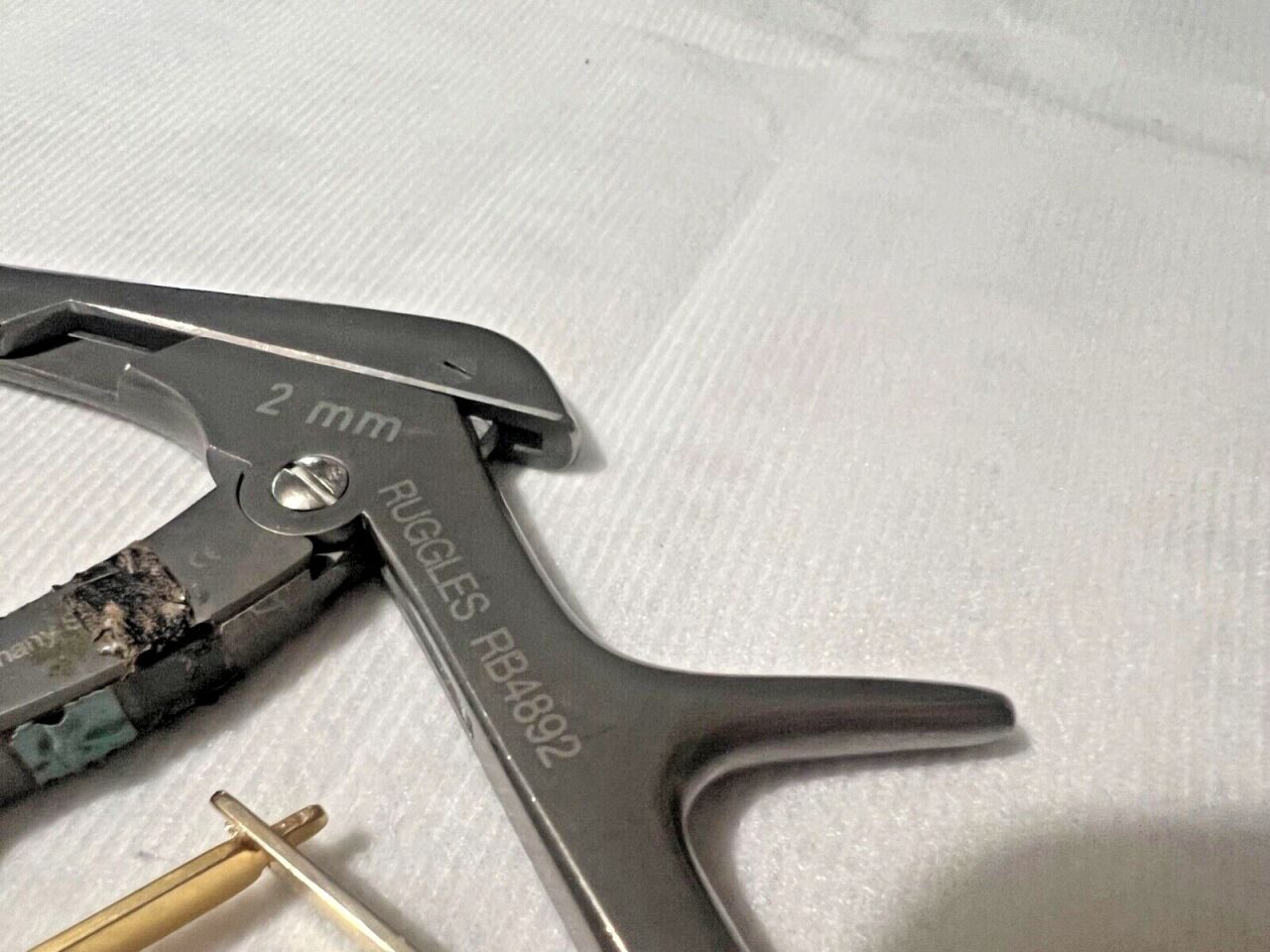 RUGGLES RB4892 Kerrison Rongeur 2mm x 40deg Down Bite 8" Length — photo 4