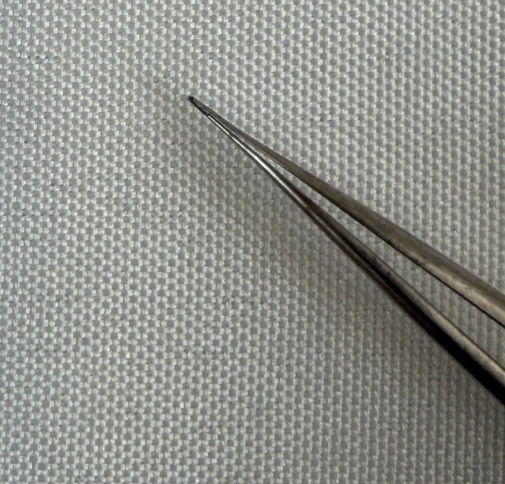 KATENA K5-1900 1x2 Teeth 0.12 Tips Castroviejo Colibri Forceps Very Delicate — photo 5