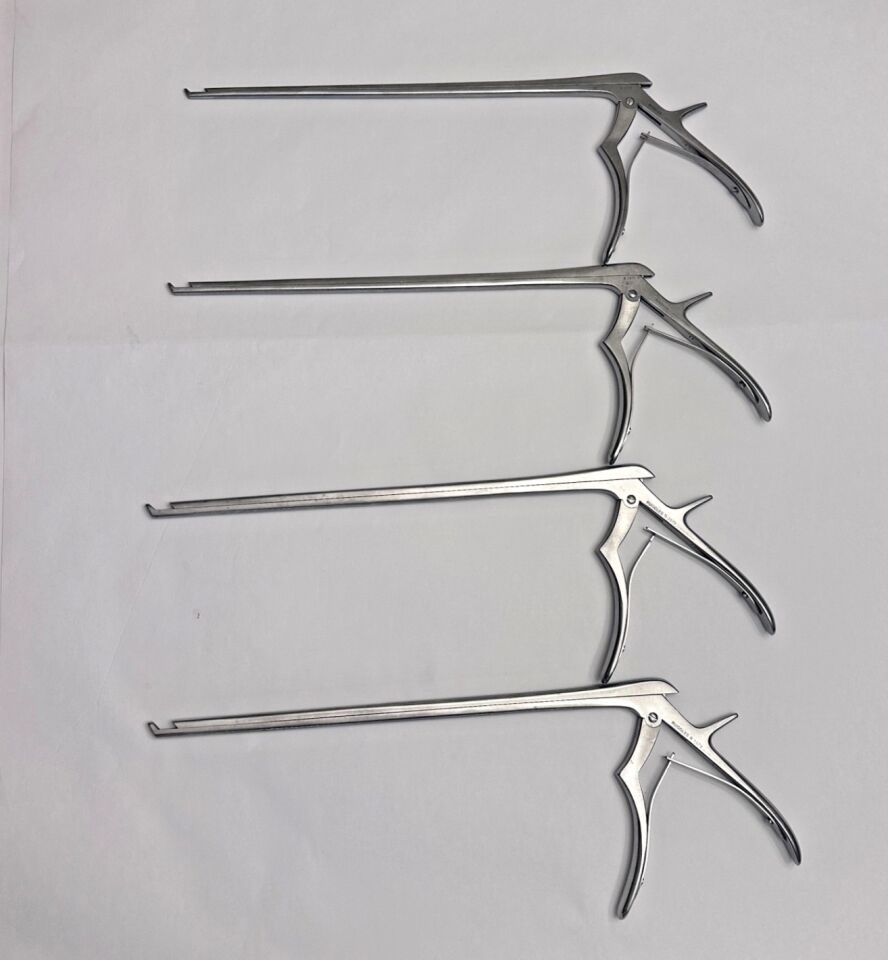 RUGGLES INTEGRA 40o Up 15mm X 3mm-6mm 11" Set of 4 Spurling Kerrison Rongeurs — photo 11