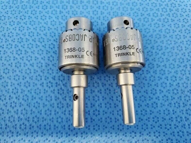 ZIMMER 1368-05 Set of 2 Surgical Jacobs Trinkle Chuck Orthopedics