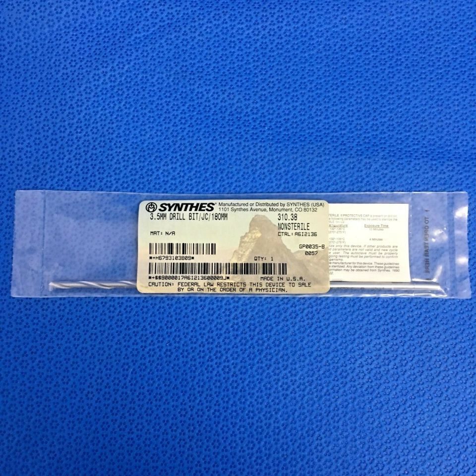 SYNTHES 3.5mm  / JC 180mm 310.38 Drill Bit — photo 1