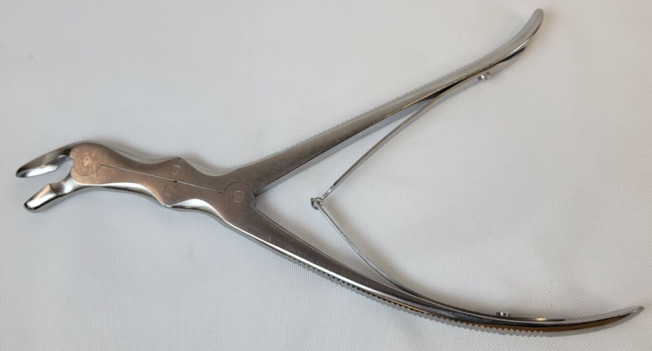 CODMAN 53-1126 Leksell Laminectomy Double Action Rongeur Curved 8mm — photo 6