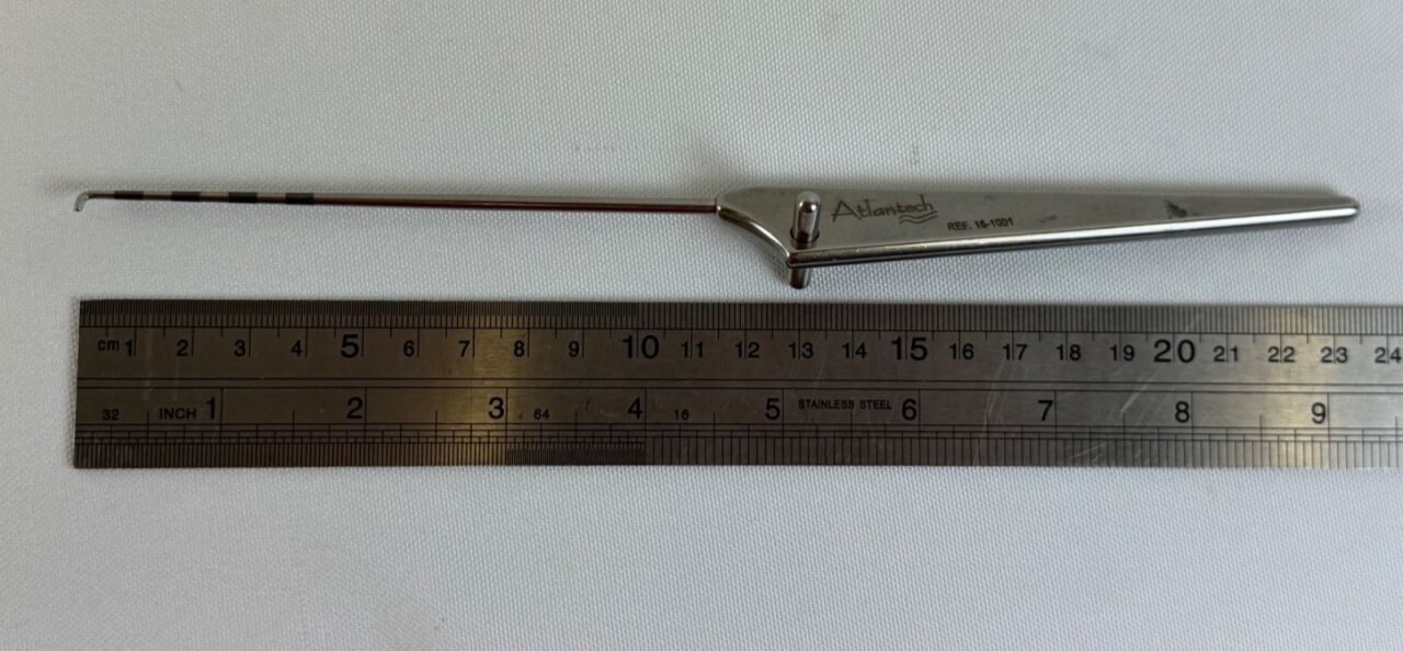 ATLANTECH Calibrated Arthroscopic Hook Probe 11001 Straight 115mm Arthroscopic Hook Probe 90° Blunt Tip Ortho — photo 6