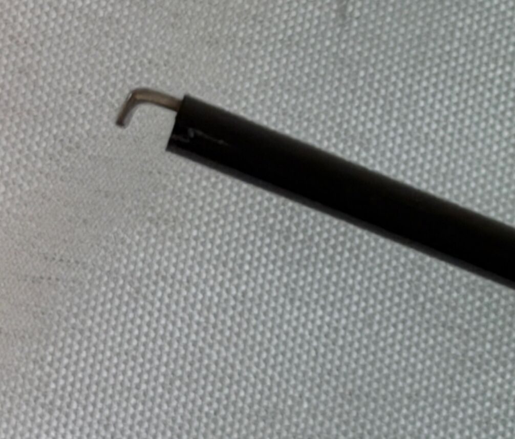 KARL STORZ 26780UH 3.5mm x 20cm Monopolar L-Hook Electrode w/ Suction Valve — photo 5