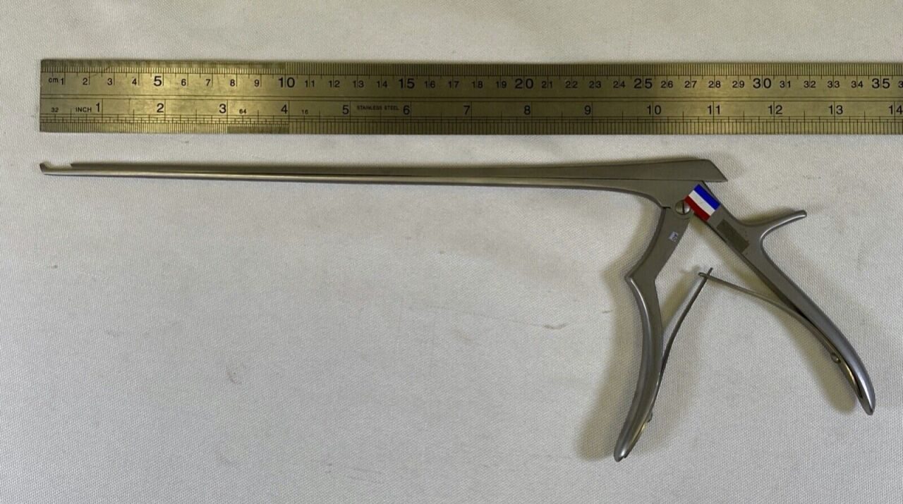 W. LORENZ 18-0160 Spurling Kerrison Rongeur 2mm x 40deg Up x 11" — photo 10