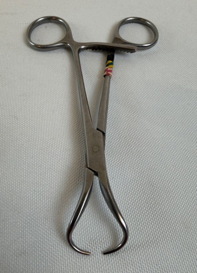 ZIMMER 2480-72 Pointed Bone Reduction Forceps 5.5" Orthopedics Trauma — photo 2