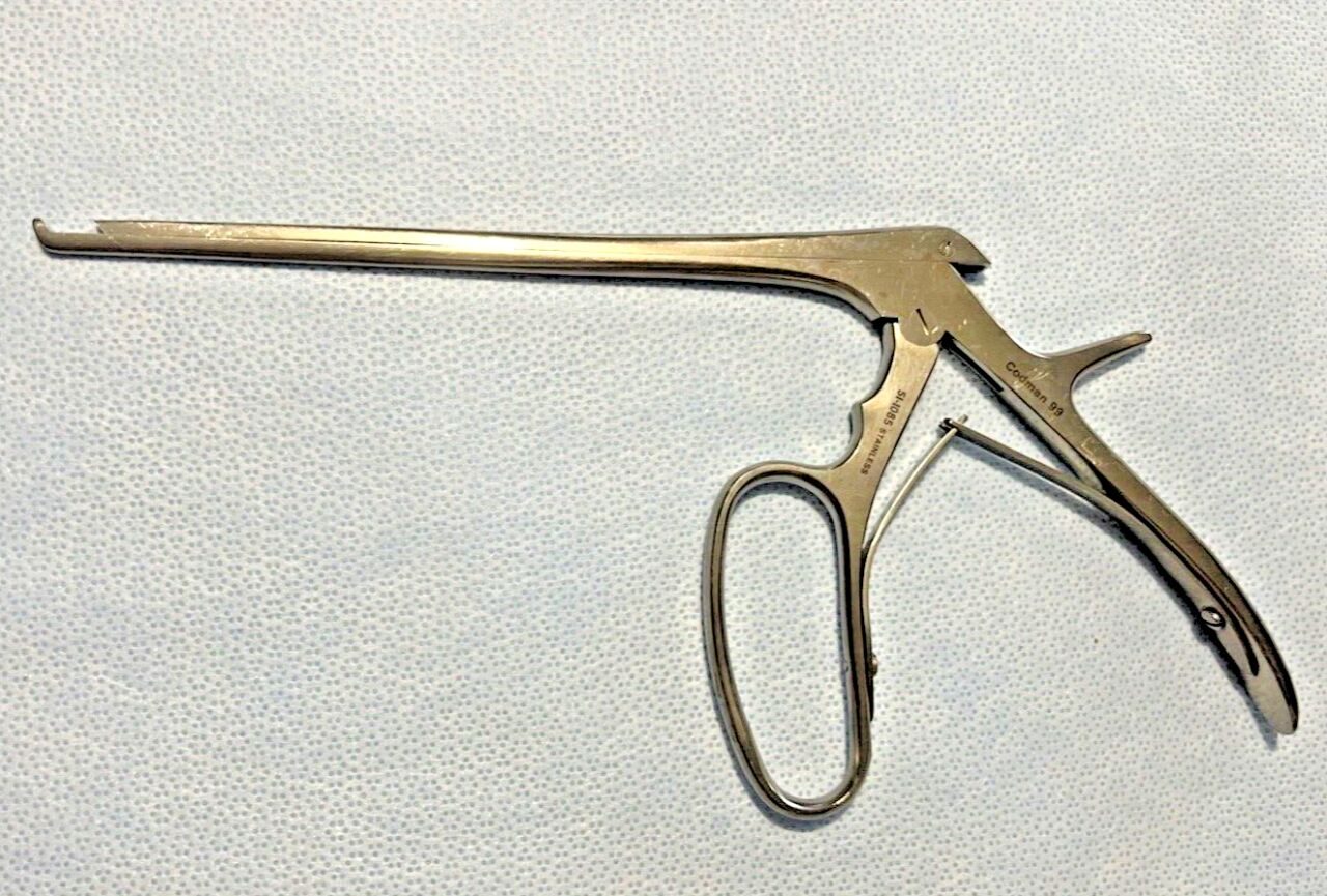 CODMAN 51-1085 Ferris Smith Kerrison Rongeur 3mm X 40deg Up X 7"