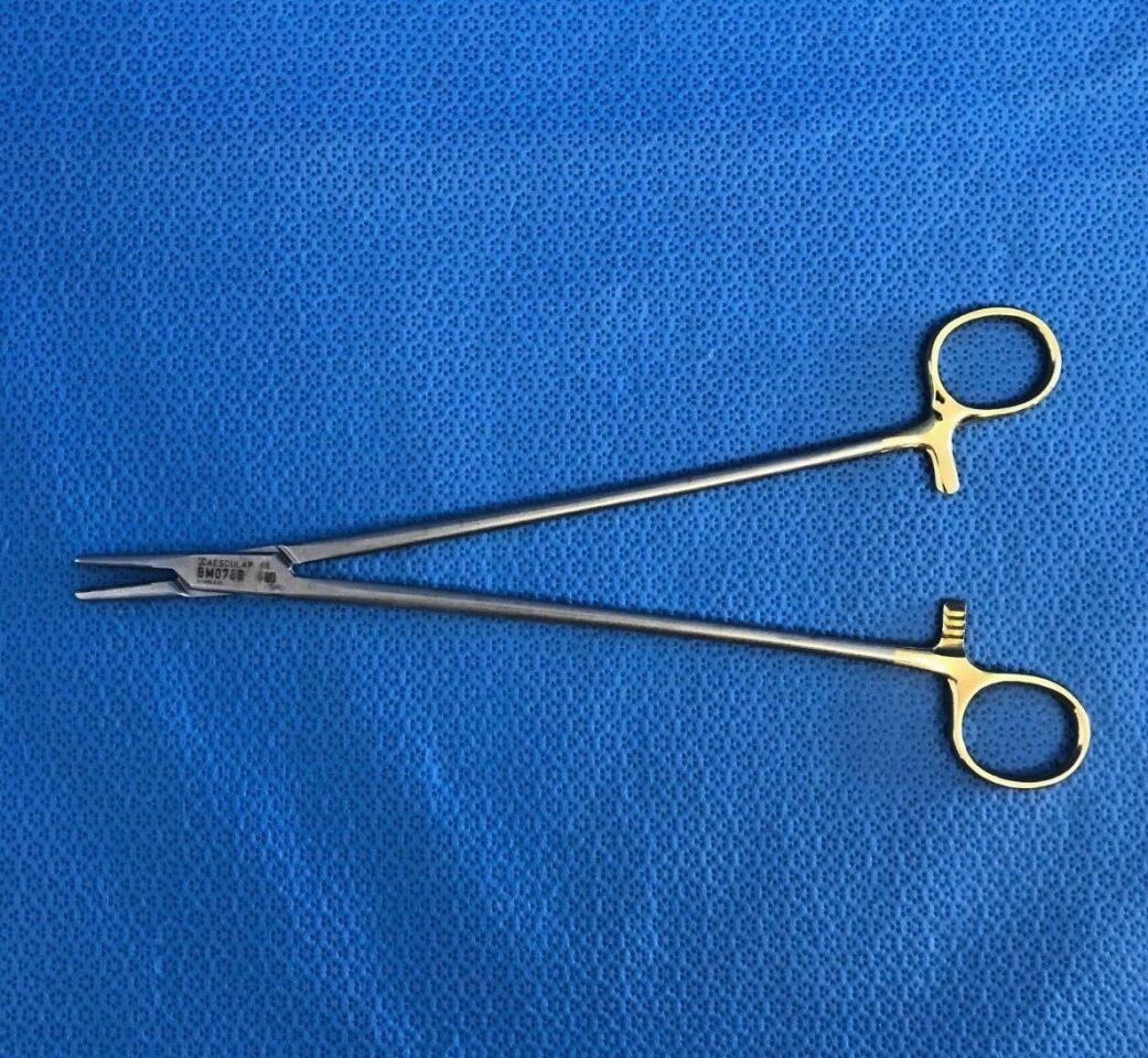 AESCULAP BM078R Hegar Duro-Grip Needleholder L:245mm — photo 1