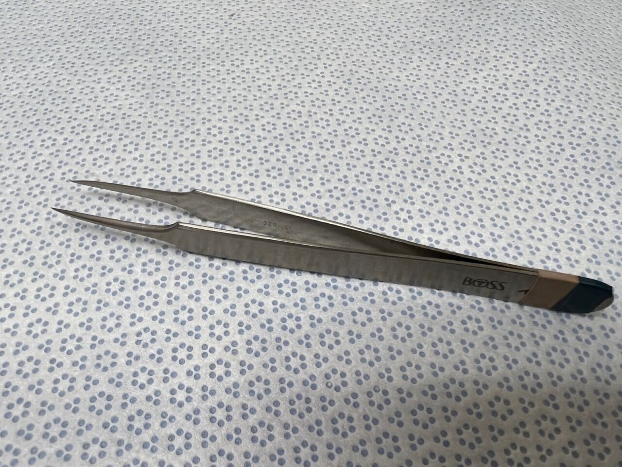 BOSS INSTRUMENTS  Surgical 4-1/3" Fine Point Precision Forceps — photo 2