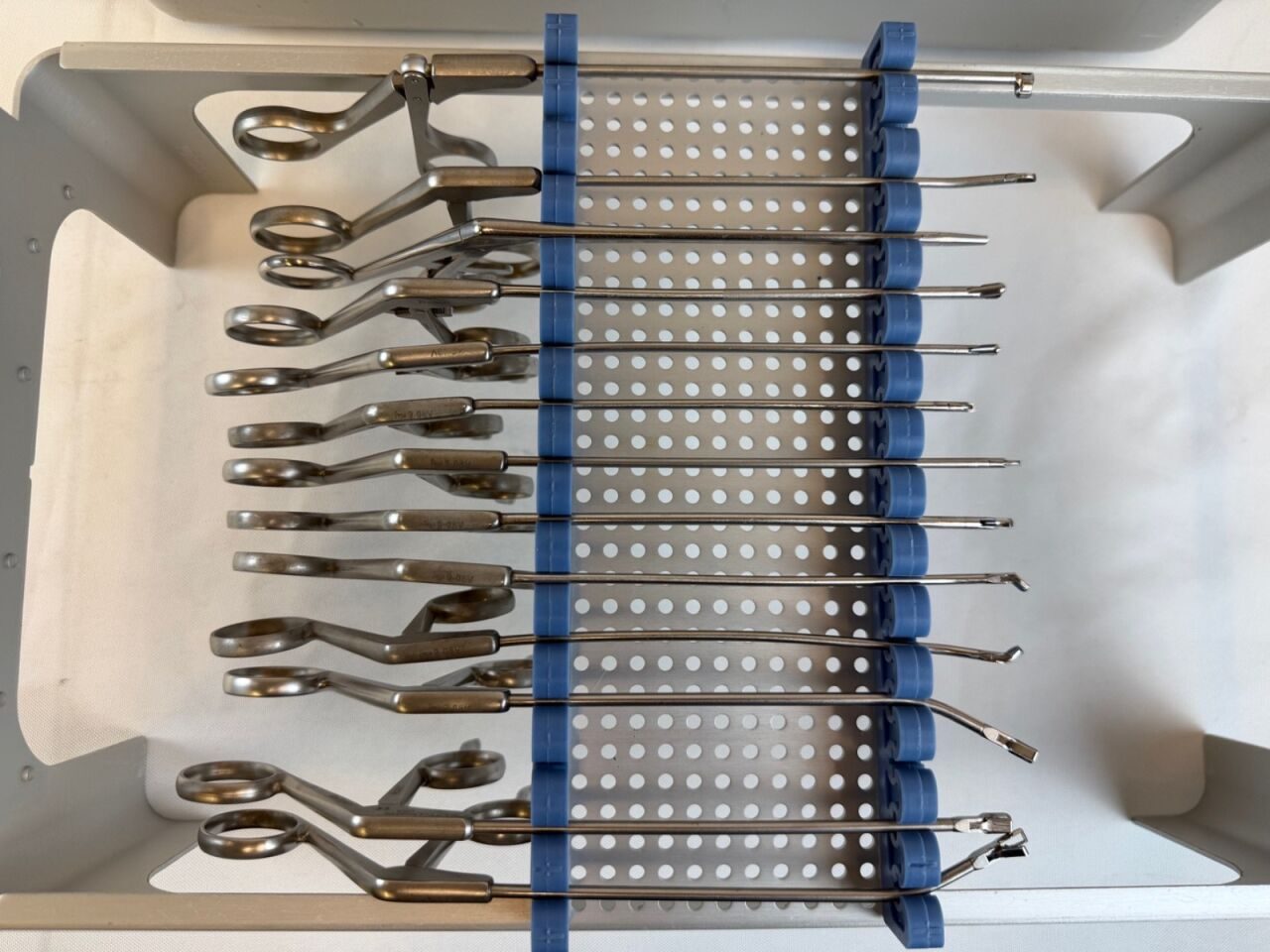 VARIOUS  13 Piece Concept Linvatec Shutt Arthroscopy Biter Punch Set w/ Extras & Tray — photo 3