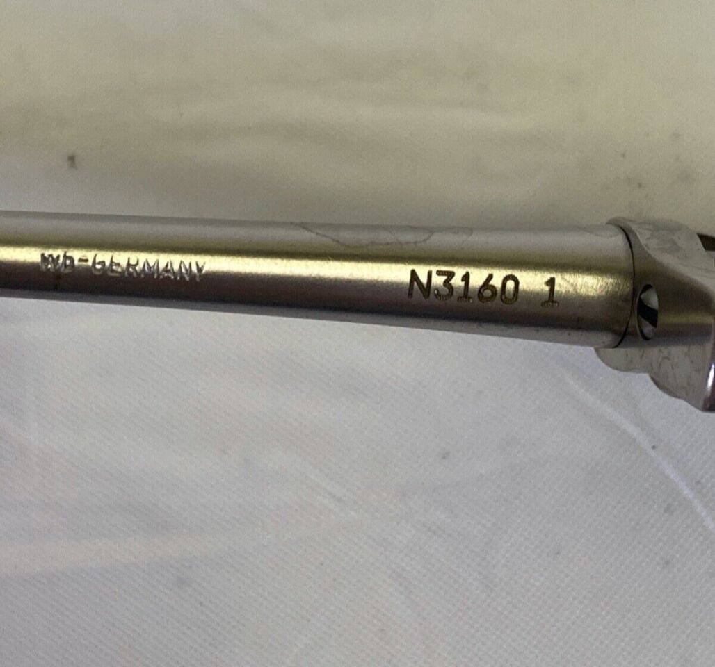 KARL STORZ N3150 Universal Handle w/ N3160-1 3mm x 10mm Punch Forcep ENT N3150 Ostrom Antrium Punch Set — photo 4