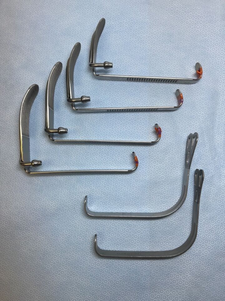 V. MUELLER MO161 - MO164 & MO30 / MO31 Gag Blades & Tongue Depressors Set of 6 — photo 1
