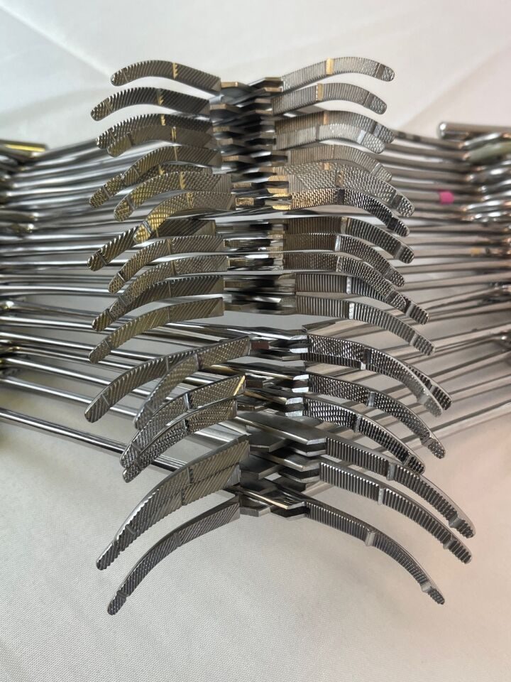 VARIOUS   Sklar Codman V Mueller Heaney Hysterectomy Clamps 2 Teeth Heavy Pattern — photo 5