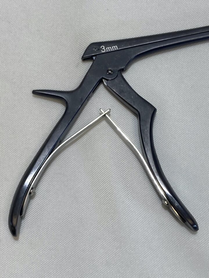 BOSS 70-0691P Panther Micro Kerrison Rongeur 3mm x 40deg x 8" Neurology Orthopedic — photo 5