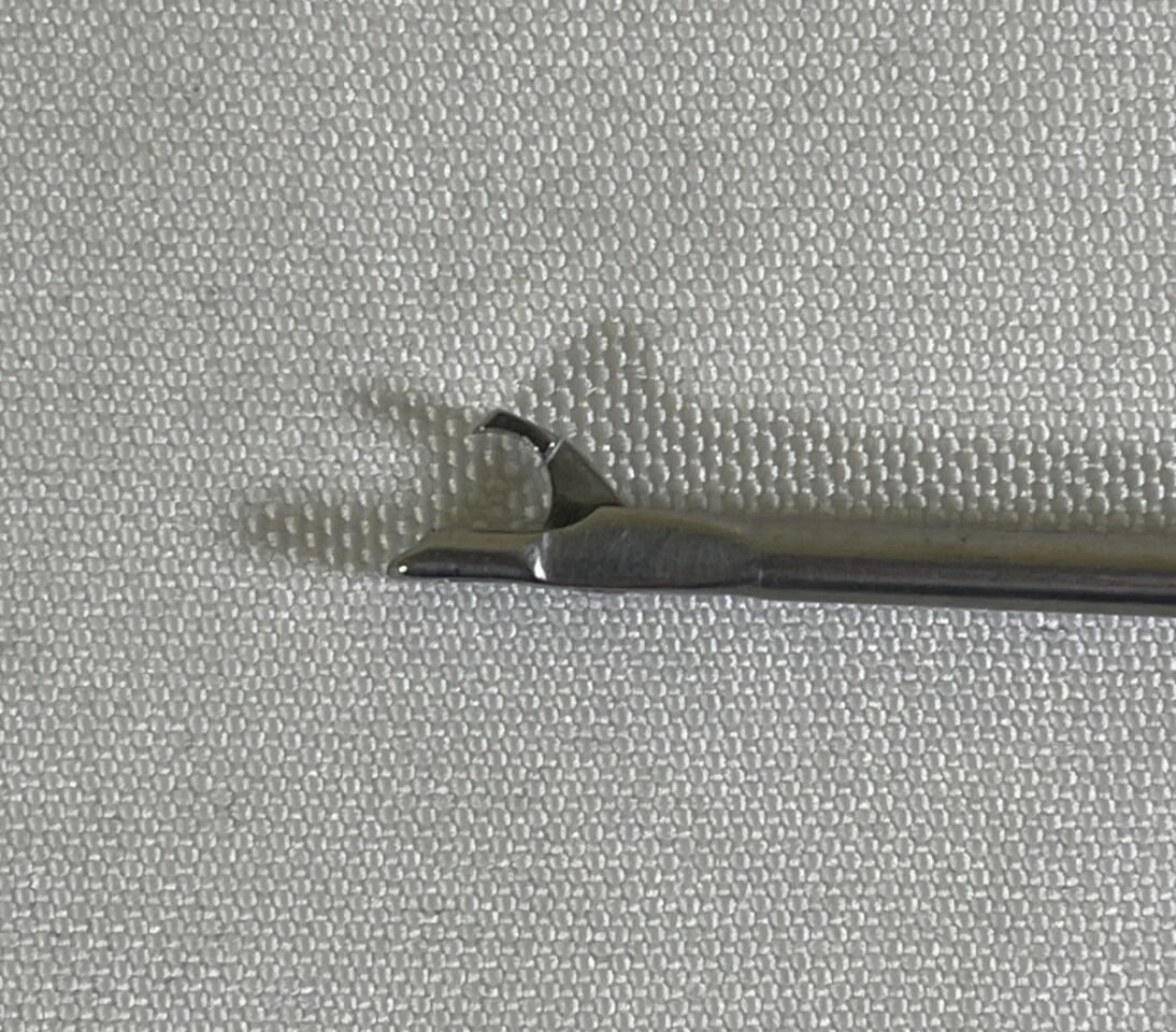 SHUTT-LINVATEC 4.1003 Shovel Forceps Mini Straight 3.4mm Shaft Arthroscopy — photo 4