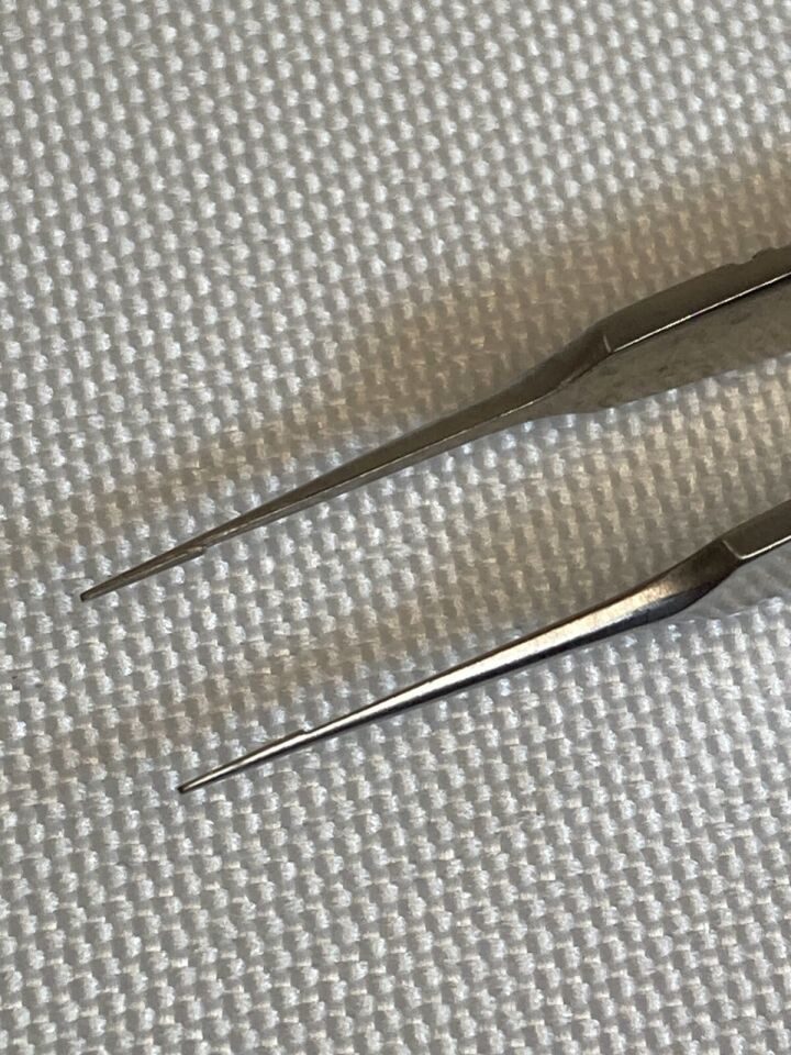 MSI PRECISION 5-2926-S Kelman-McPherson Tying Forceps 5mm Platforms Ophthalmic — photo 6