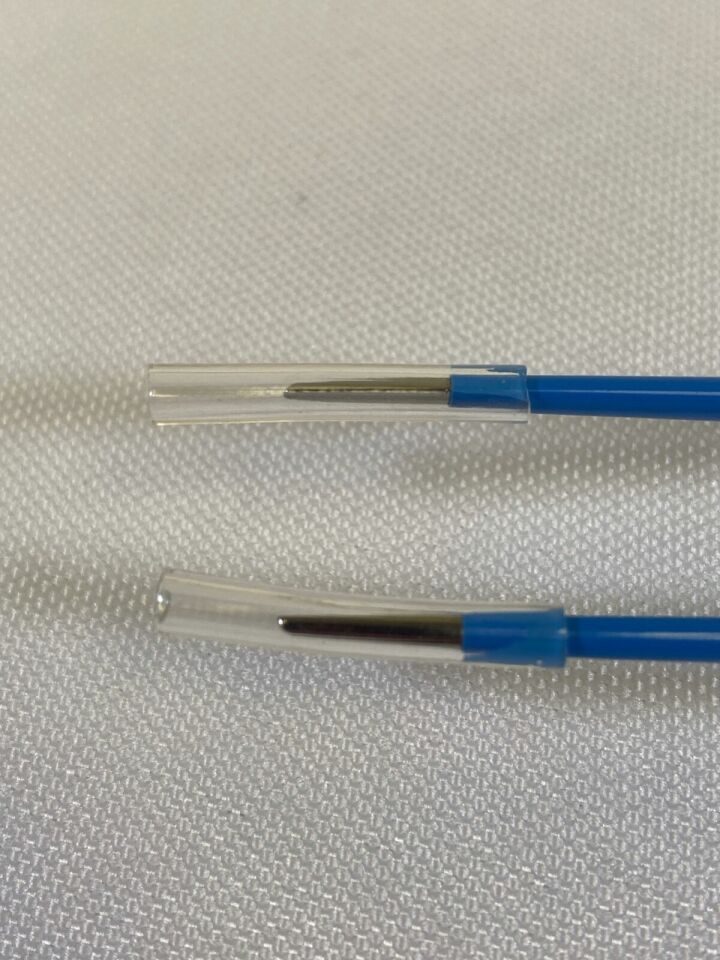 ELLMAN J21 110-460-10 Hardy Bayonet Bipolar Forceps 1.0mm x 8.5" 2 Stops — photo 5