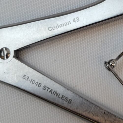 CODMAN 53-1046 Echlin Laminectomy Rongeur Double Action, 3mm Jaw Width — photo 2