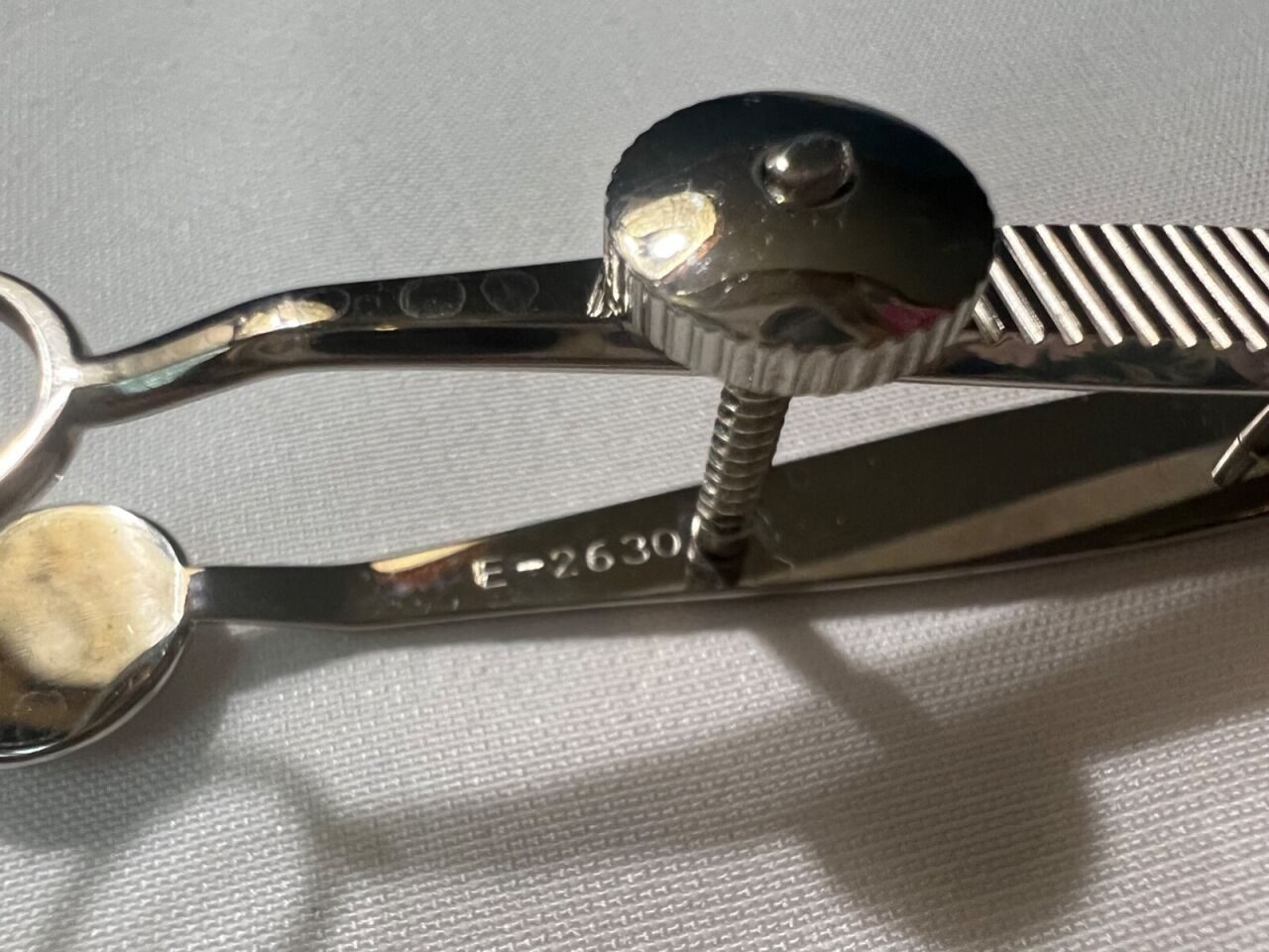 STORZ E2630 Lambert Chalazion Small Forceps 10mm Lower x 8mm Upper Plates — photo 2