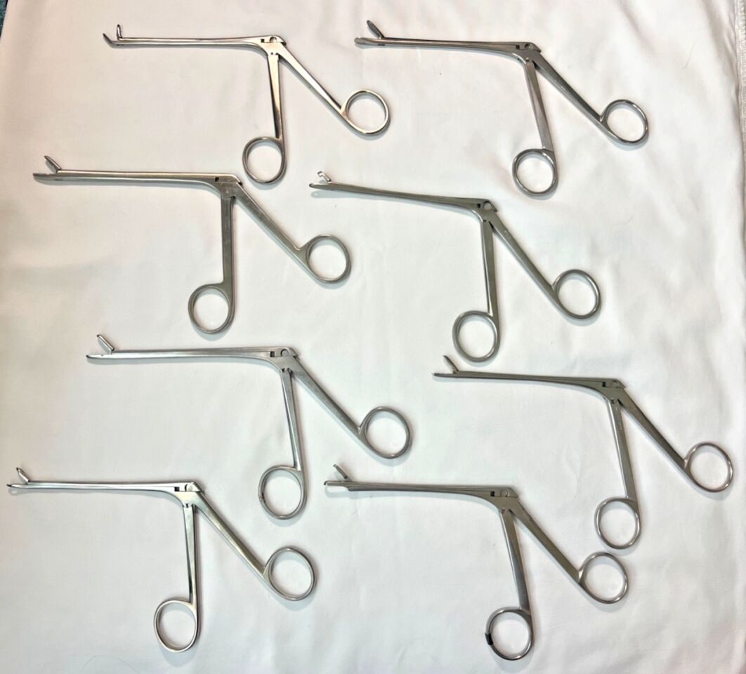KARL STORZ Straight & Curved Takahashi Forceps Set of 8 ENT — photo 2
