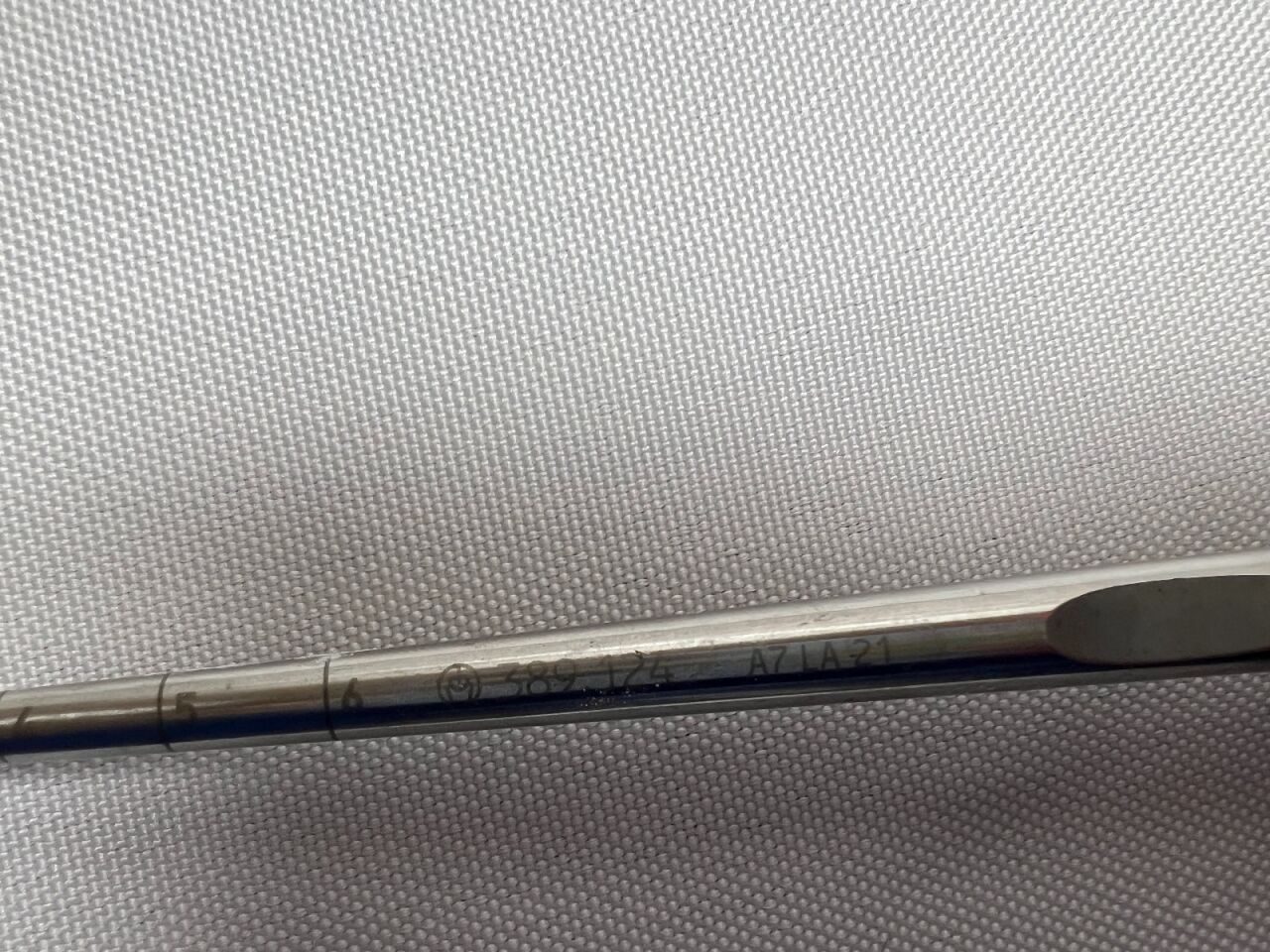 SYNTHES 389.124 Plivios Rectangular Curette 8mm