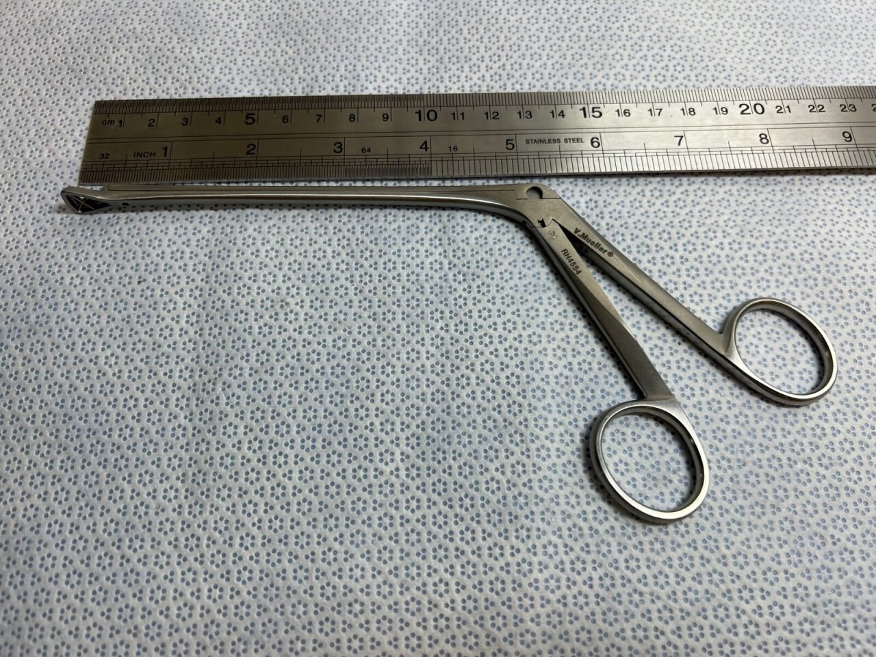 V. MUELLER RH4554 Surgical 8mm Triangular Meltzer Adenoid Punch Forceps ENT — photo 6