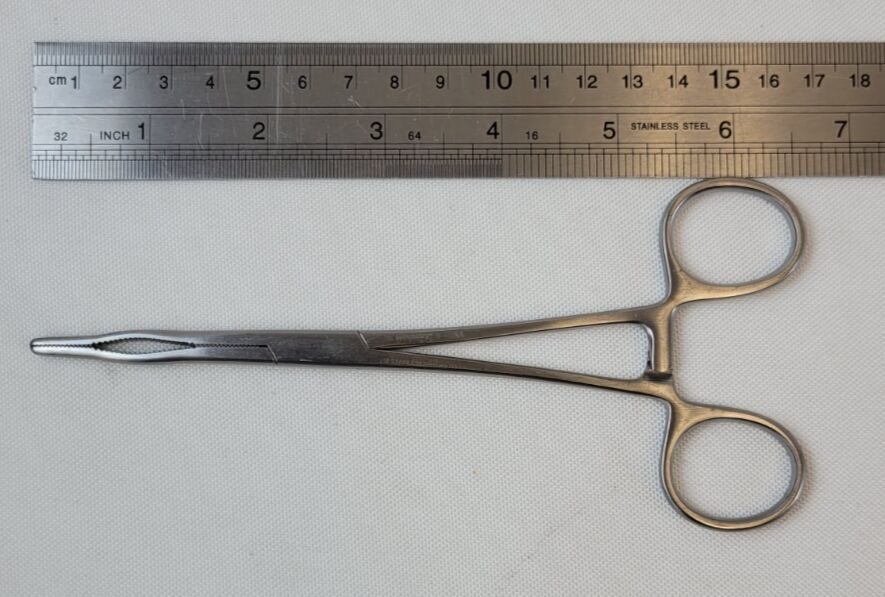 SYMMETRY SURGICAL 19-4133 Set of 3 Tube Clamping Forceps Cross-Hatched Jaws 6-1/2" — photo 8