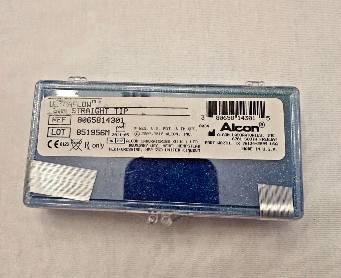 ALCON 8065814301 UltraFlow .3mm Straight Tip Ophthalmic
