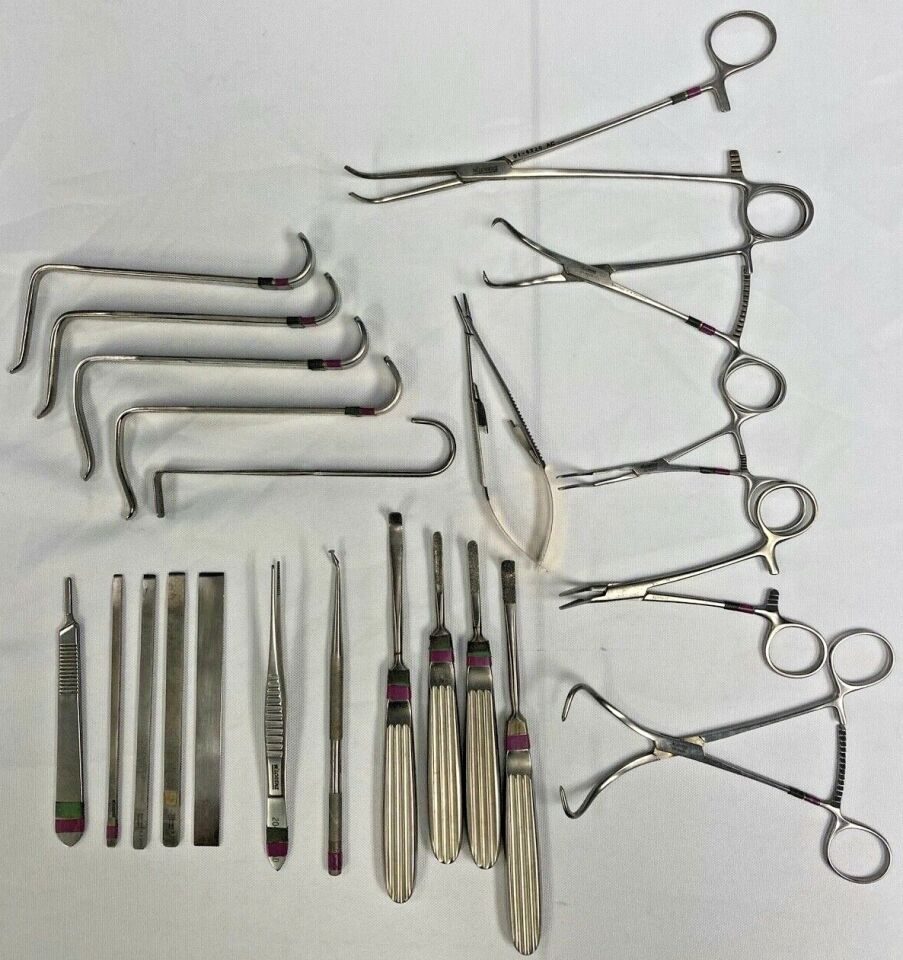 W. LORENZ Biomet Maxillofacial ENT Oral Surgery Instrumentation Set of 22 Maxillofacial ENT Oral Surgery Instruments — photo 8
