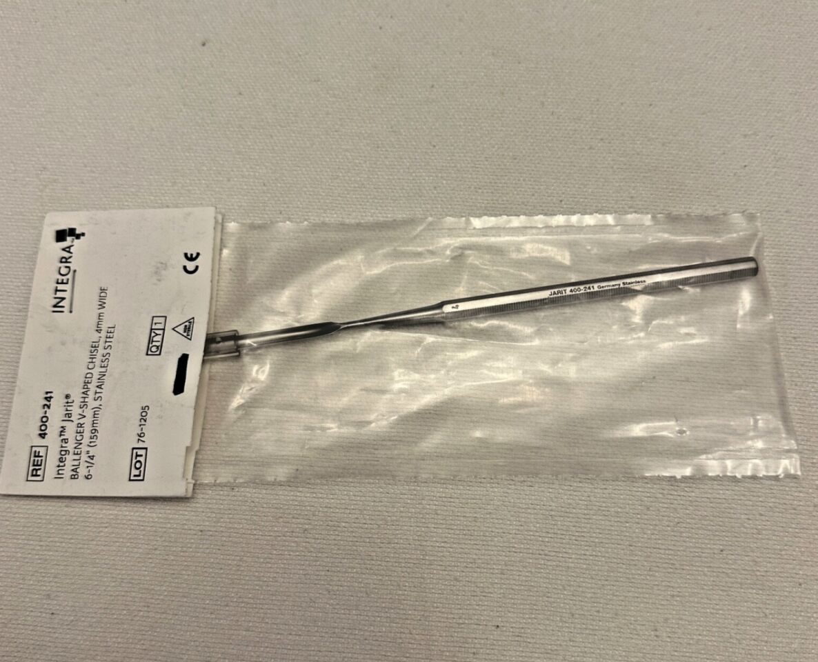 INTEGRA 400-241 4mm Wide 6-1/4" Ballenger V-Shaped Chisel — photo 3